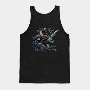 Lightning Taurus (Blue) Tank Top